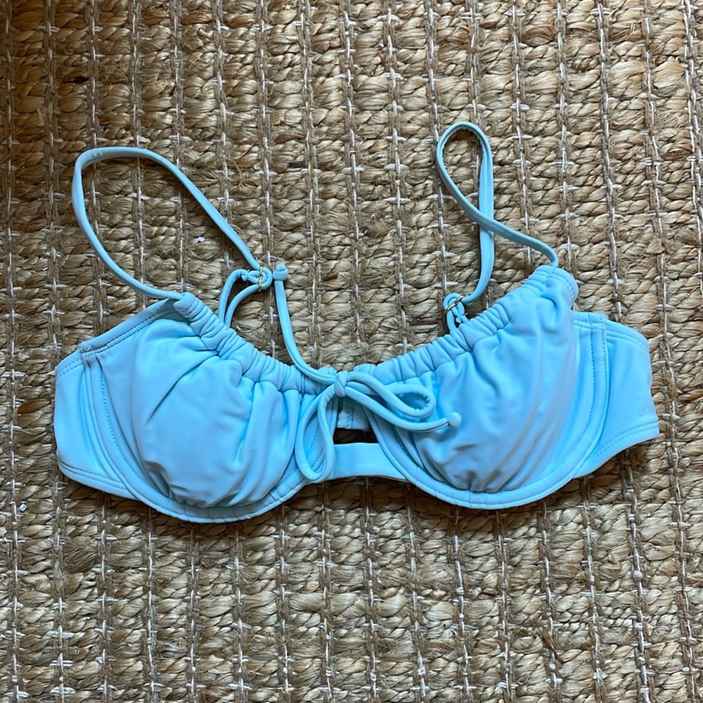 Xhilaration target blue bikini top medium (juniors)